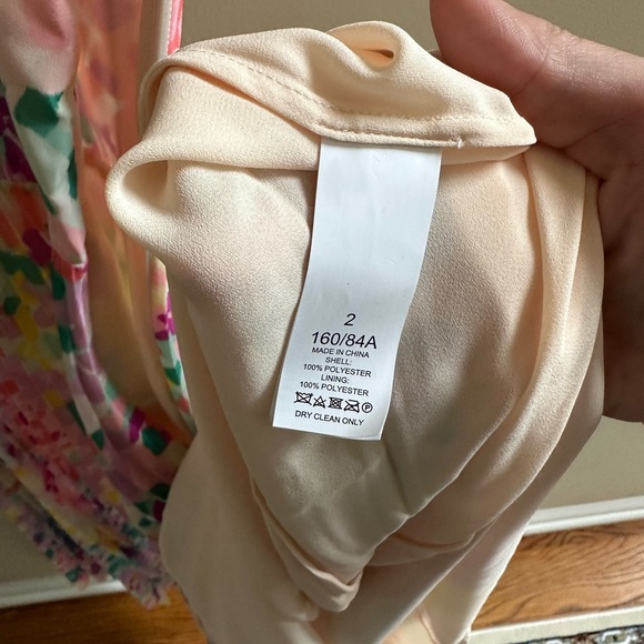 Kate Spade Painted Petals Pleated Dress size 2 - Picture 6 of 7